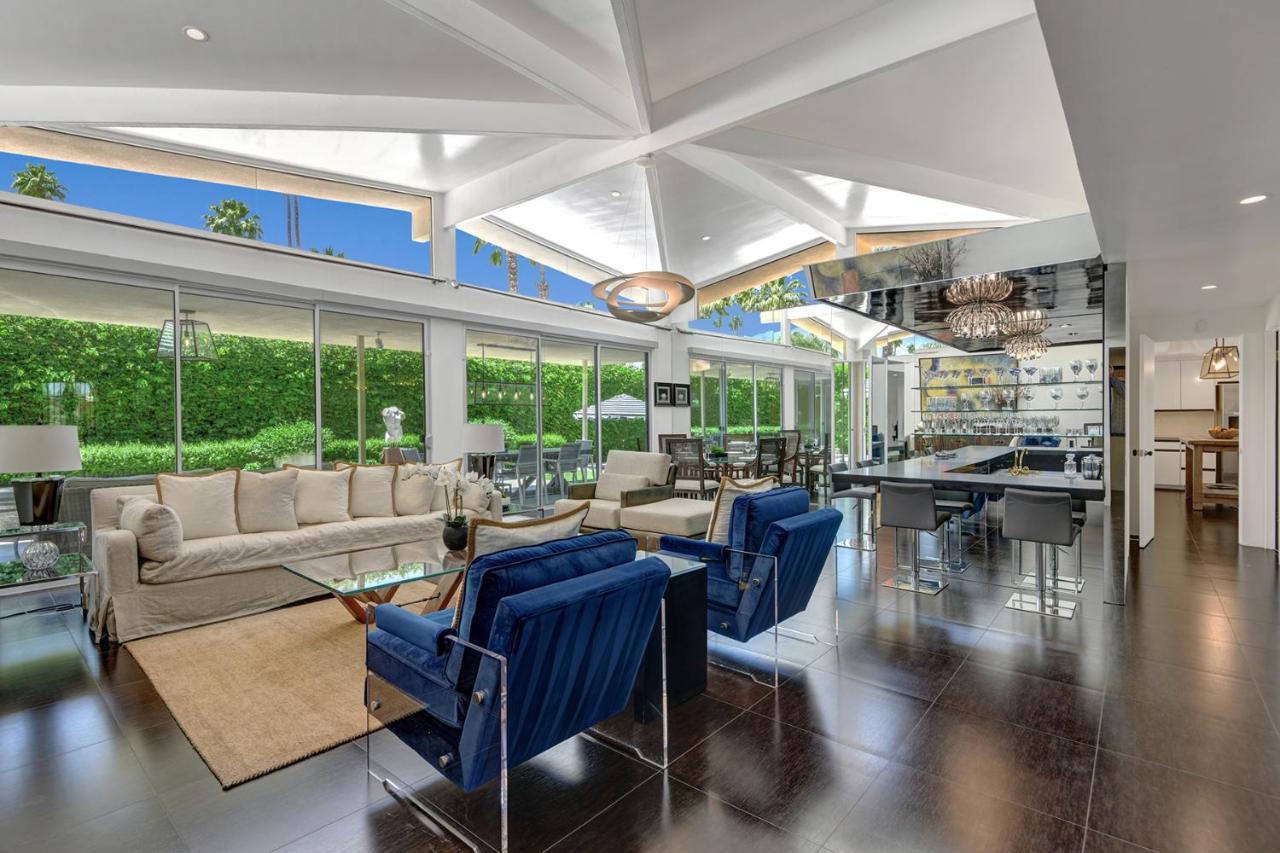 Canyon Palms Estate- Ultra-Luxe, Pool, Spa, Firepit, Outdoor Kitchen & More Palm Springs Exterior photo