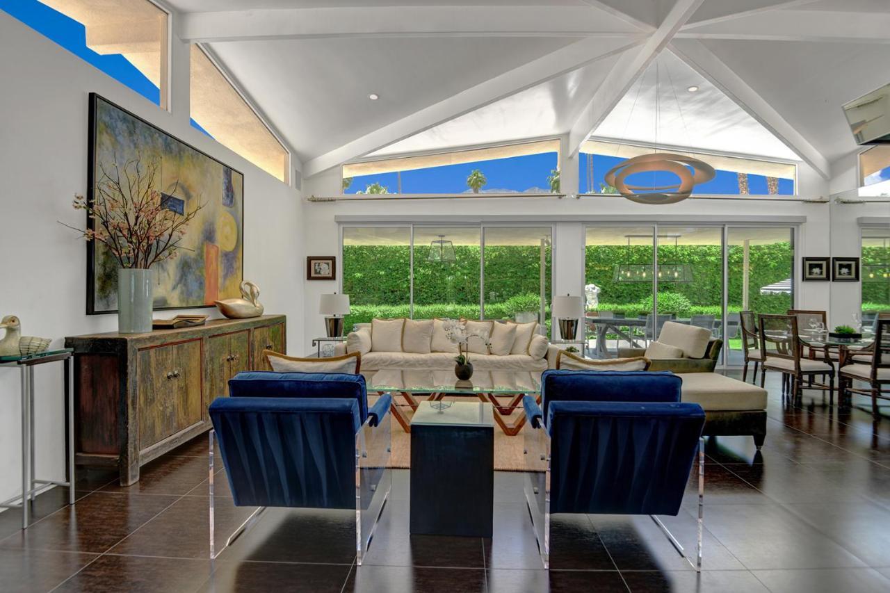 Canyon Palms Estate- Ultra-Luxe, Pool, Spa, Firepit, Outdoor Kitchen & More Palm Springs Exterior photo